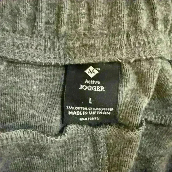 Men’s Active Dark Grey Joggers - Picture 1 of 3